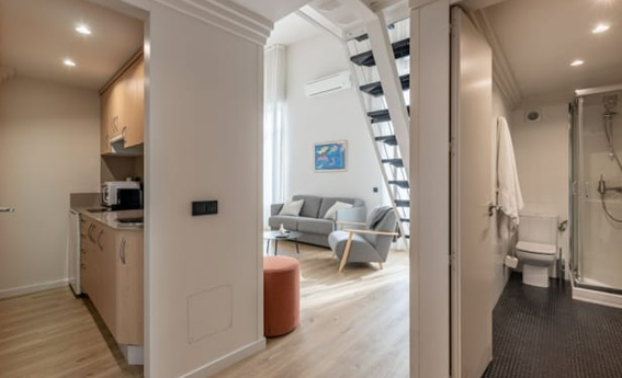 apartamentos de day apartment para alquiler para empresas en Madrid Sol