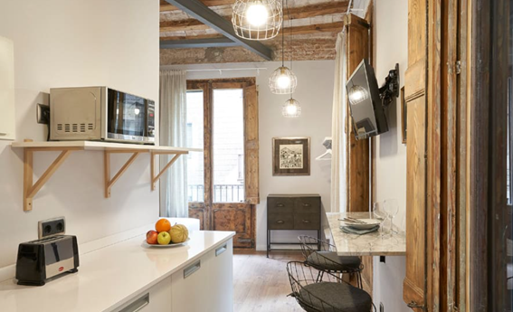 apartamentos de day apartment para alquiler para empresas en Barcelona Barrio Gótico