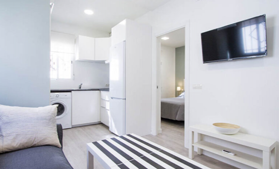 apartamentos de day apartment para alquiler para empresas en Madrid Tetuán