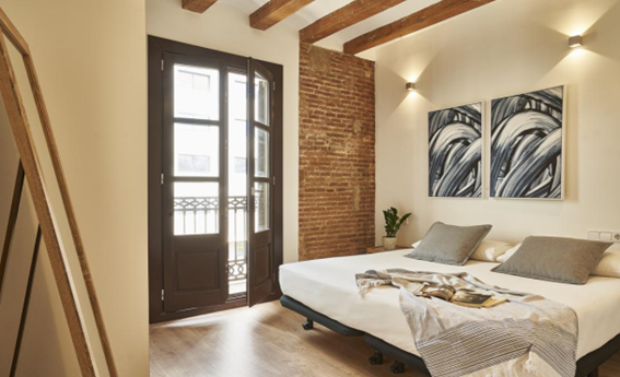 apartamentos de day apartment para alquiler para empresas en Barcelona Barrio Gótico