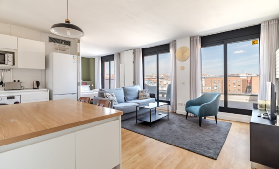 apartamentos de day apartment para alquiler para empresas en Madrid Retiro