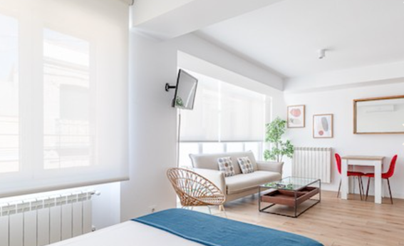 apartamentos de day apartment para alquiler para empresas en Madrid Cúzco