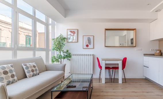 apartamentos de day apartment para alquiler para empresas en Madrid Cúzco