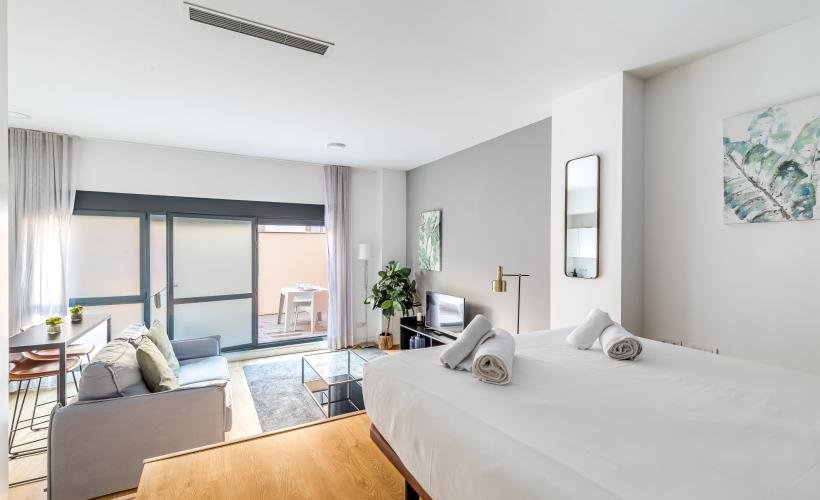 apartamentos de day apartment para alquiler para empresas en Madrid Retiro