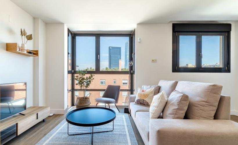 apartamentos de day apartment para alquiler para empresas en Madrid Plaza Castilla