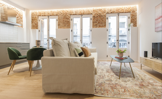 apartamentos de day apartment para alquiler para empresas en Madrid La Latina