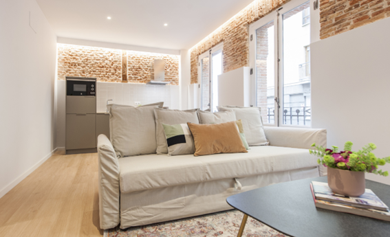 apartamentos de day apartment para alquiler para empresas en Madrid La Latina