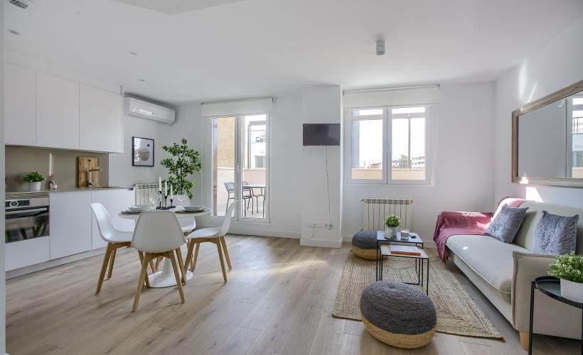 apartamentos de day apartment para alquiler para empresas en Madrid Cúzco